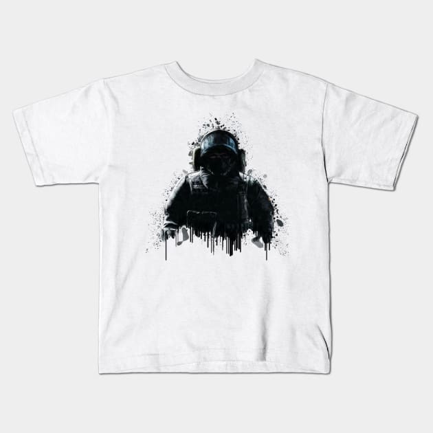 Blitz Operator Kids T-Shirt by traxim